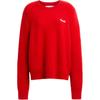 FW25 Embroidered Crewneck Sweatshirt Women Sweatshirt CCA35-RED