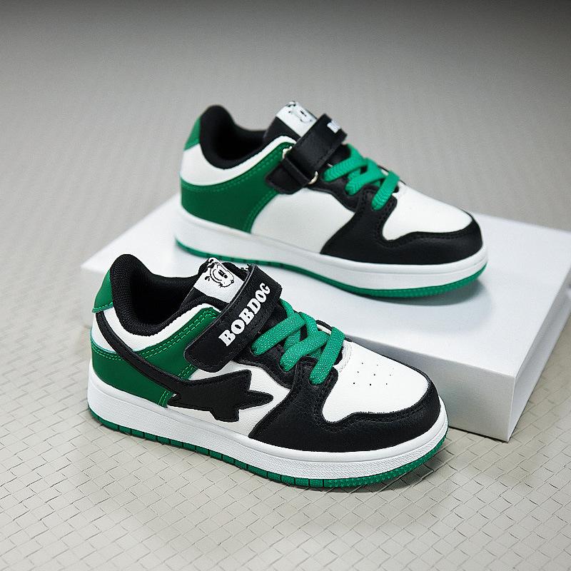 Classmate sports shoes 2025 spring and autumn new boys board shoes leather waterproof children's casual shoes