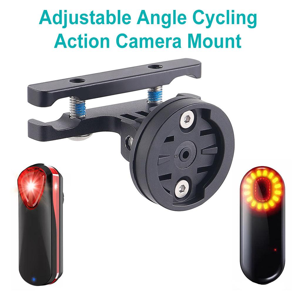Bike Taillight Seatpost Bracket Adjustable Angle Bicycle Tail Light Saddle Support MTB Bike Light Holder for Garmin Varia Radar