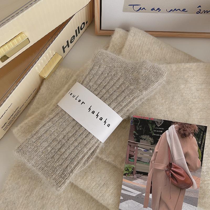 Winter Socks Women Cashmere Wool Thicken Warm Women Socks Sox Japanese Fashion Harajuku Solid Color Thermal Stockings For Women