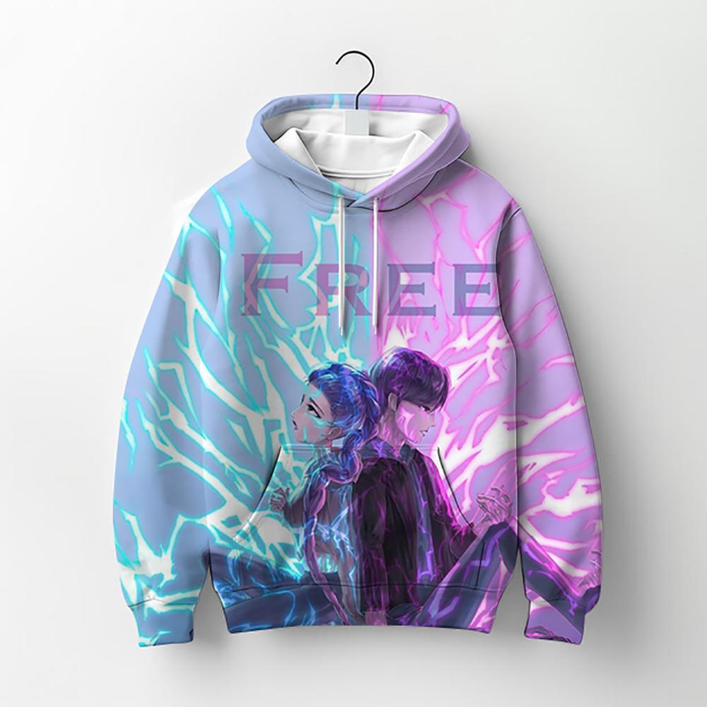 Huvtröjor Barn Huvtröja Manga Barn Kpop Demonjägare Barn Tröja Söt Tiger Harajuku Huvtröja för Pojkar Flickor