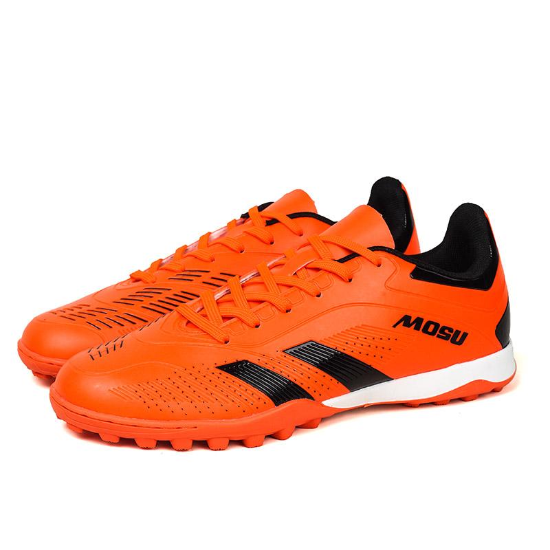 

35-45 унисекс футбольные бутсы студенческие большие футбольные бутсы Nail AG искусственный газон тренировочные футбольные бутсы 45 оранжевый/чёрный