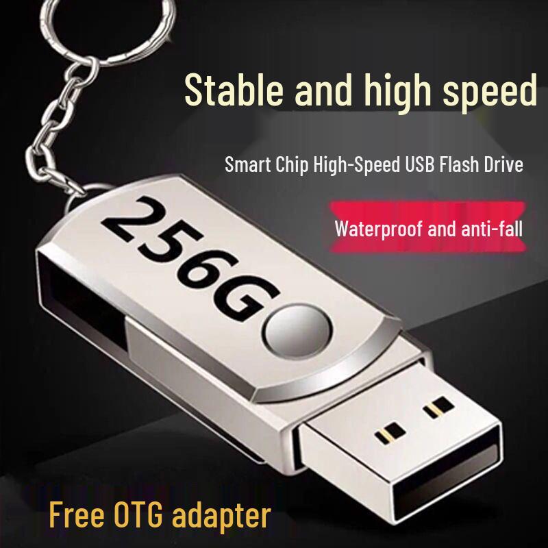 256GB Hochgeschwindigkeits-Dual-Use-USB-Stick für Mobilgeräte und PC - Ideal für Laptops und Bürocomputer