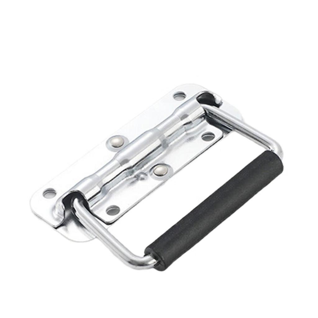 Pack Of 5 Spring Loaded Folding Handles Folding Handles with Spring Compact Designs Handle for Storage Boxes & Toolboxes
