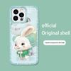 Cartoon Rabbit Jacket Backpack for Apple 13/14/15 and 11Pro Plus Transparent Max