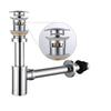 304 Stainless Steel Pop-up Sink Drain with Overflow