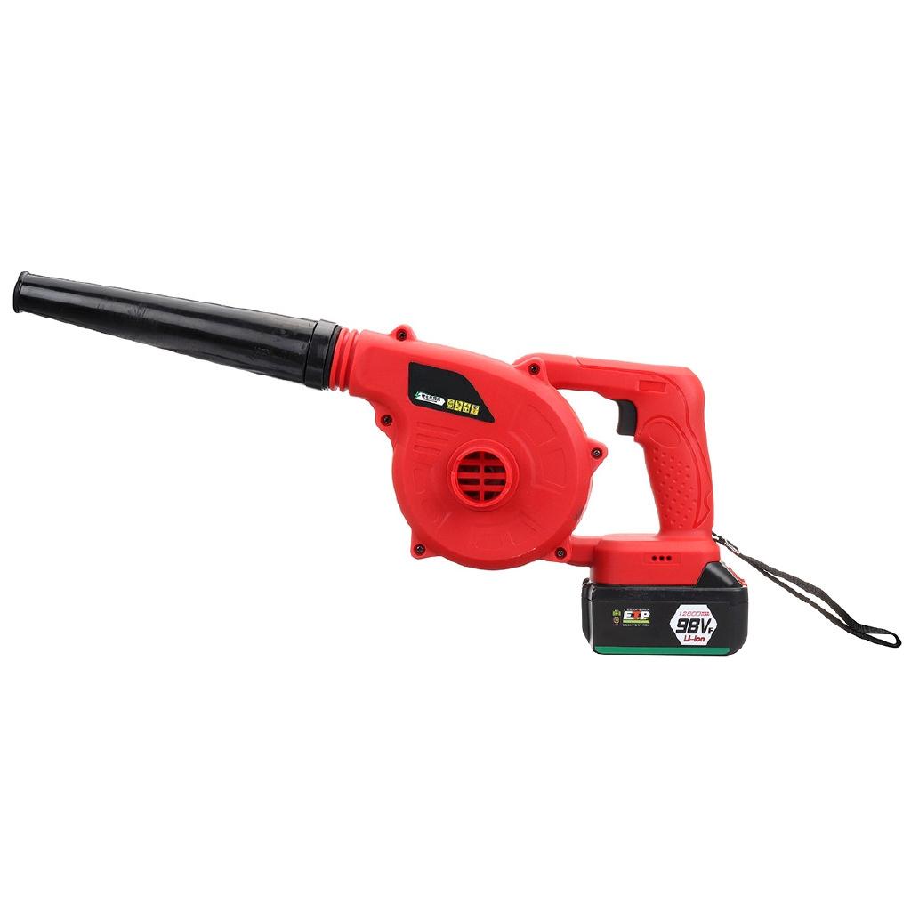 Handheld Cordless Leaf Air Blower Electric Hair Dryer Dust Sweeper Vacuums 12800mAh Li-ion Battery 220V