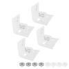 4pcs Bed Sheet Holders Invisible Butterfly Snaps Plastic Bed Sheet Clamps for Preventing Sheet Sliding Plastic Bed Sheet Clamps