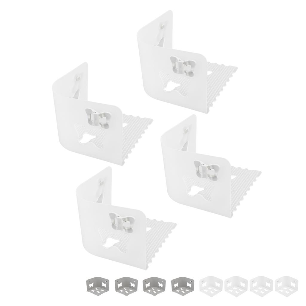 4pcs Bed Sheet Holders Invisible Butterfly Snaps Plastic Bed Sheet Clamps for Preventing Sheet Sliding Plastic Bed Sheet Clamps