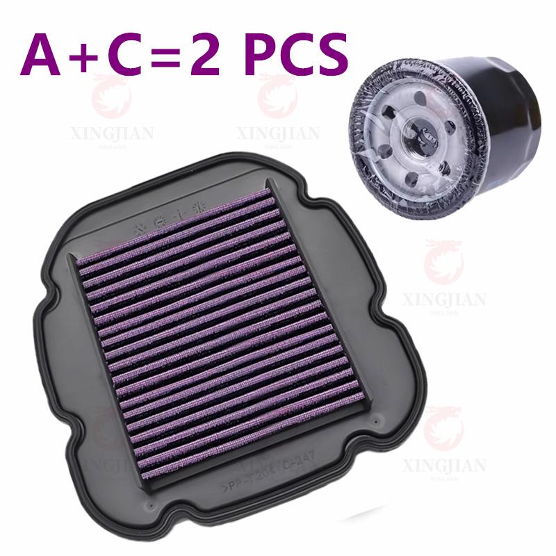 High Flow Motorcycle Air Filter For Suzuki DL650 V-Strom XT Adventure V-Strom650 2004-2024 DL1000 DL1000SE 02-10 Intake Cleaner