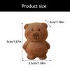 Wooden Bear Figurine Cute Decorative Accent Piece For Shelves Desks Bookshelves Basswood Design