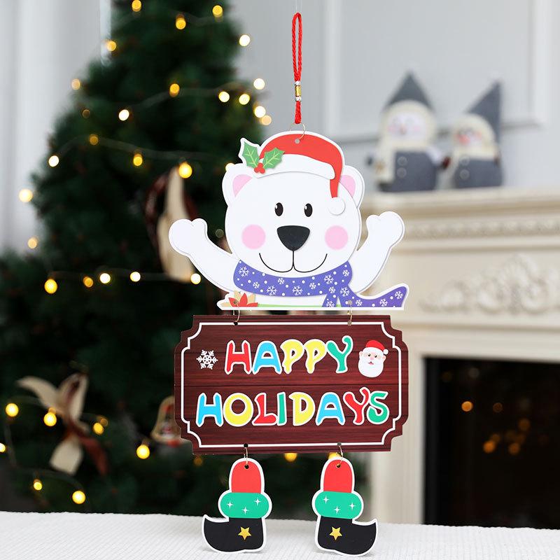 Christmas Door Hanger Ornament with Legs