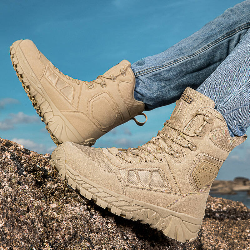 Boots Men's Outdoor Ankle Boots Non-slip Hiking Boots High Quality Men Sports Shoes Wear-resistant Jungle Trekking Size 39-47