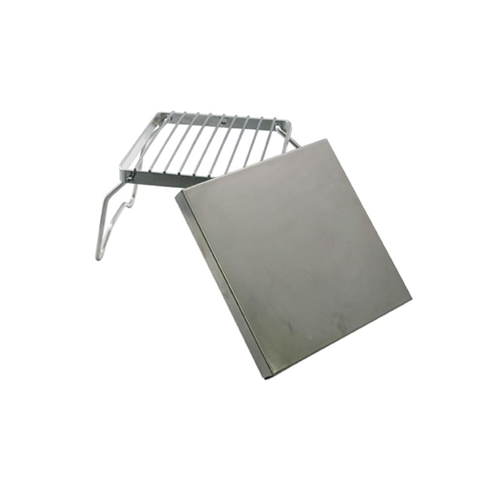 Mini pack grill with plate