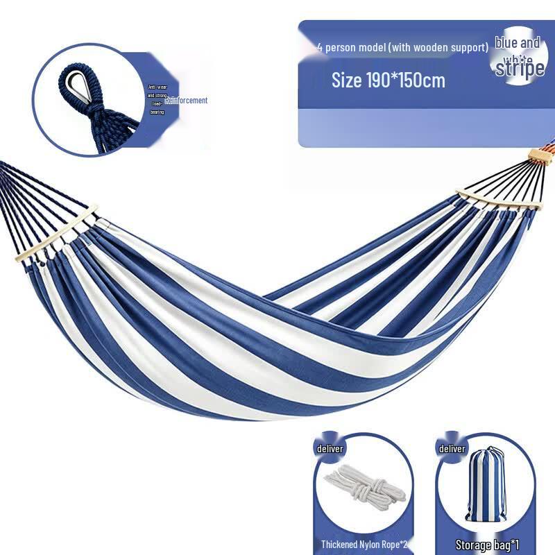 Li Shen Canvas Hammock Swing Chair