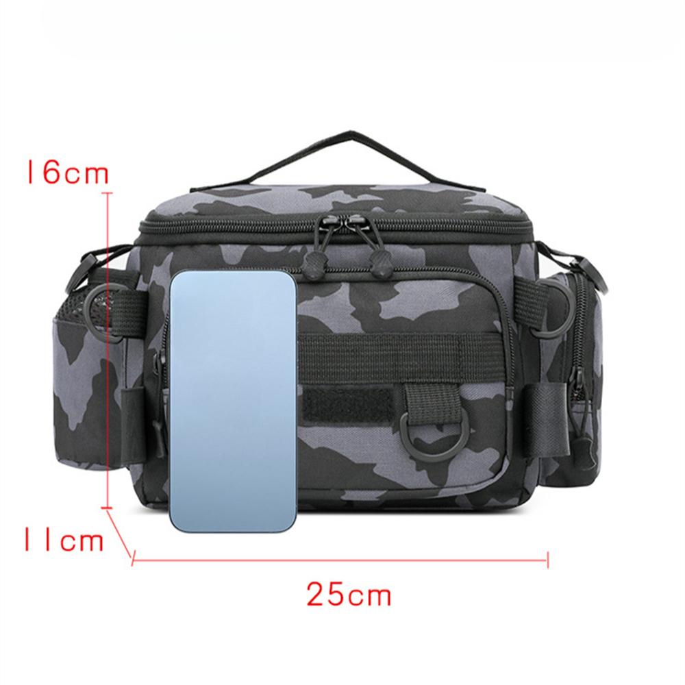 Fishing Tackle Bag Fishing Fanny Pack Utility Bag Breathable Fishing Waist Bag Fishing Bag for Hiking Outdoor Camping Cycling