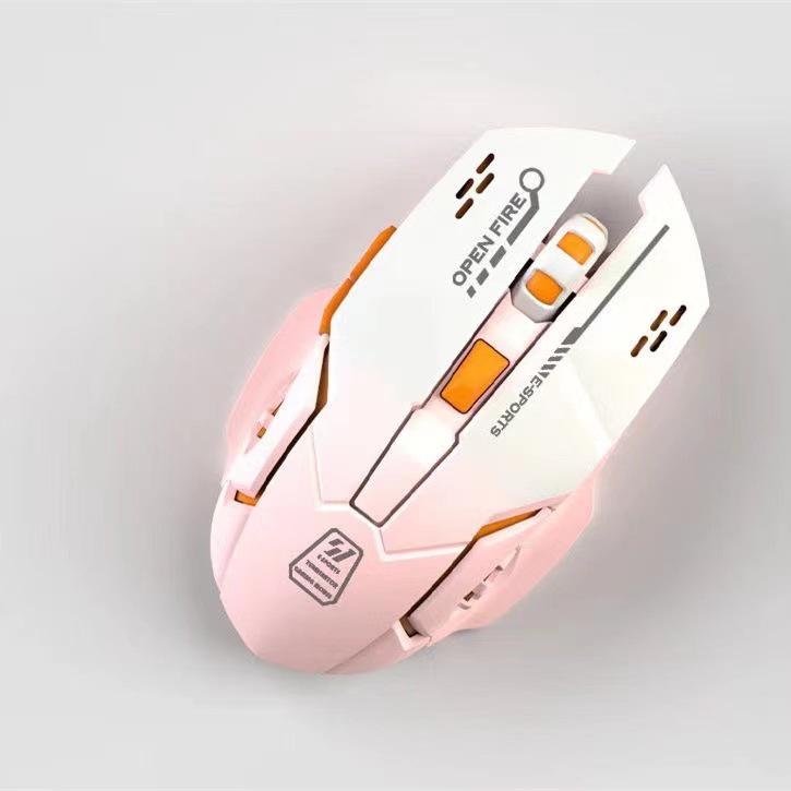 Silent Rechargeable Bluetooth Wireless Mouse for Office & Gaming - Universal Laptop Accessory