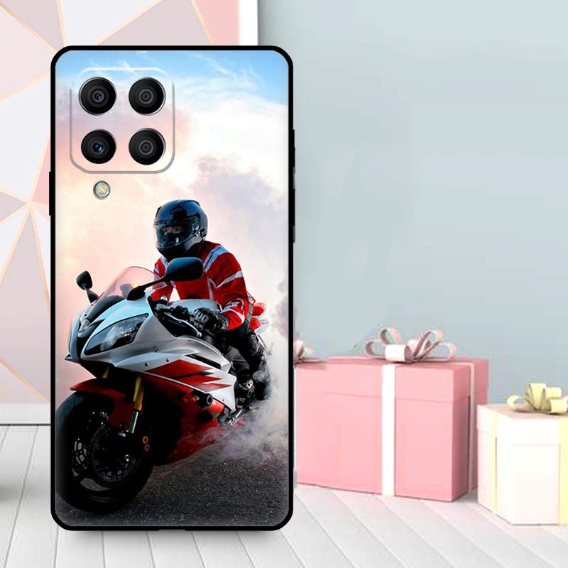 Motorcycle Motorbike Case For Samsung Galaxy M16 M31 M21 M13 M33 M53 M15 M35 M55 M36 M56 M12 M32 M52 M14 M34 M54