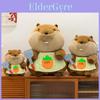 Plush Marmot Toy With Short Pile Fabric For Kids Sleep Pillow Companion