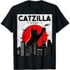 Kiristyle Catzilla Funny Cat Shirt, Funny Cat T-Shirt, Cat Lover Unisex T-Shirt Men Women
