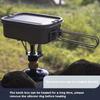 Lightweight Titanium Lunch Box with Foldable Handle, Leakproof Design Ideal for Camping, Hiking, and Outdoor Adventures