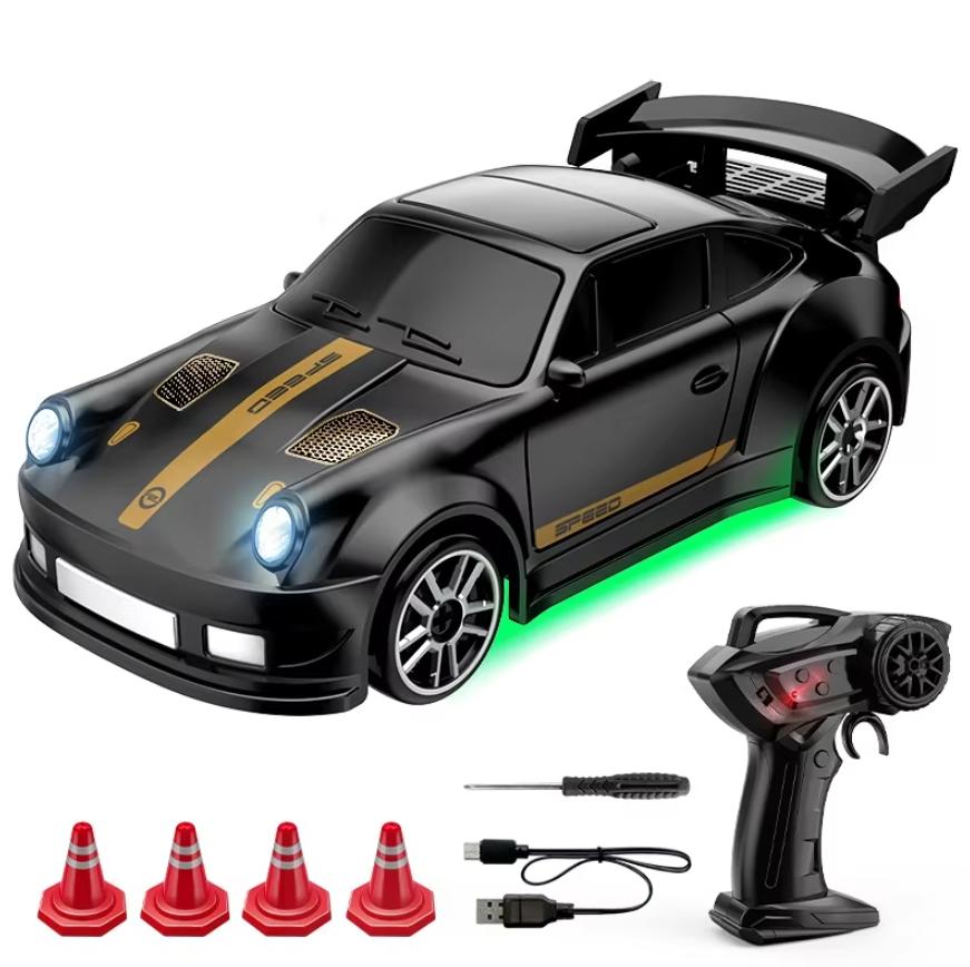 New 1:64 Mini RC Off-Road Car With Trailer Climbing Remote Control Vehicle Children Toy Birthday Gift Model