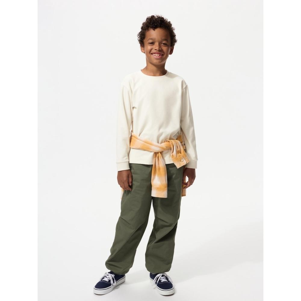 Uniqlo Kids Fleece Crew Neck T  Long Sleeve 