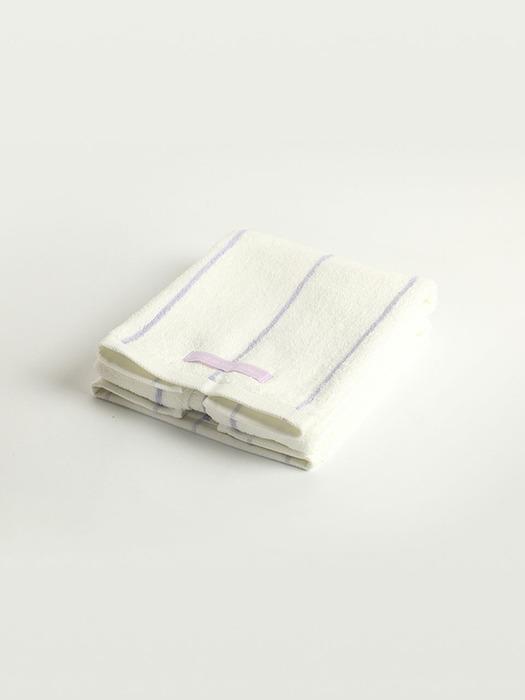 Hotel Isla Premium Cotton Heavy Duty 210g Towel 1P Lilac Stripe Lilac Stripe 1P