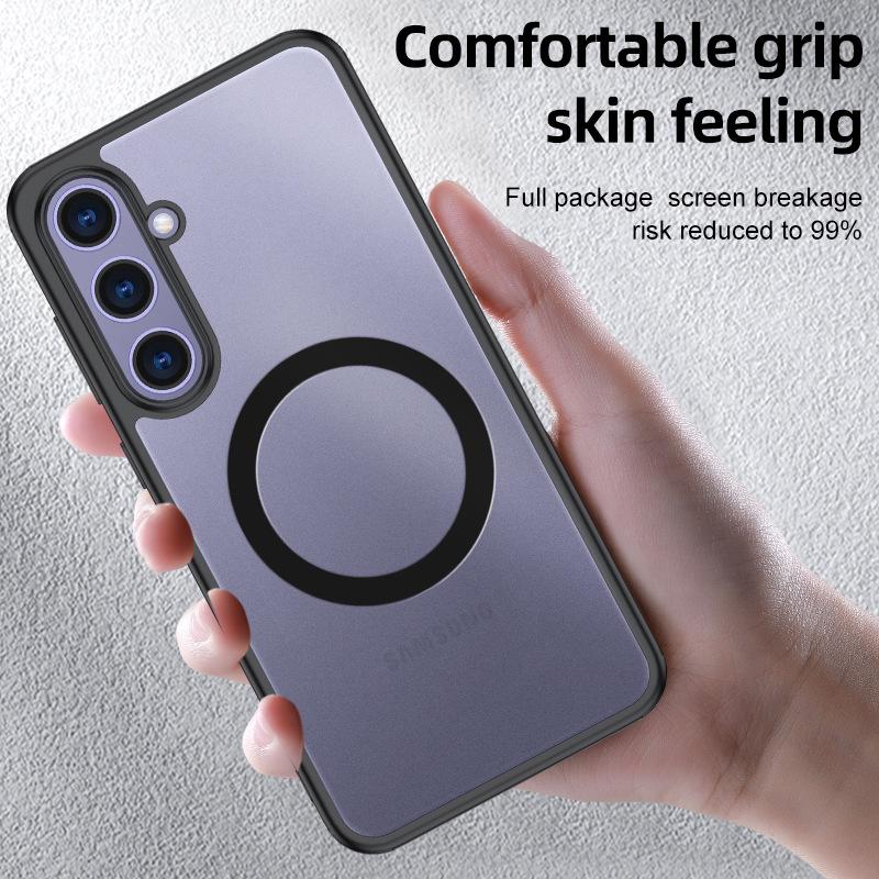 Samsung S25 Ultra Transparent Magnetic Phone Case, A17/S25FE Compatible, Anti-Drop, Skin-Feel Protection