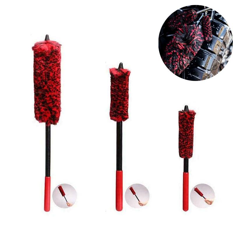 3pcs Luxury Super Plush Soft Car Rim Cleaning Brush Tool Kit High Quality
