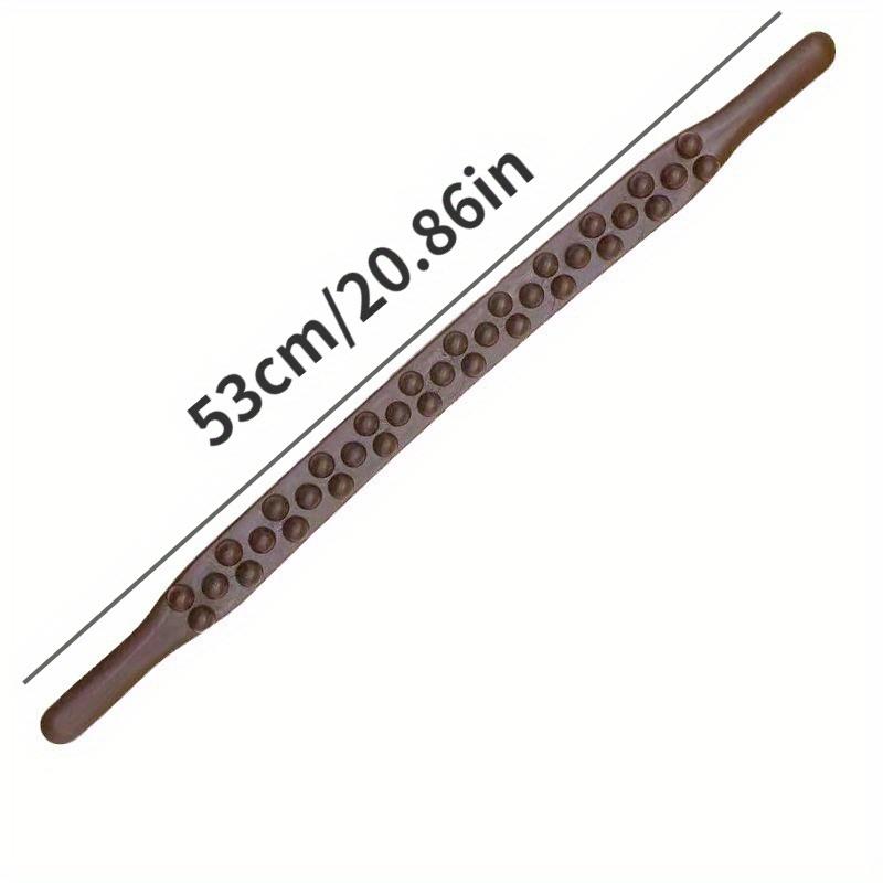 37 Perlen Körpermassagestab, Manueller Muskelroller für Nacken, Taille, Bauch, Professionelles Tiefengewebsmassagegerät Ganzkörper-Gesundheitswerkzeug