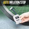 Bike Pump Electric Portable Bicycle Pump, 120 PSI Mini Tire Pump with Digital PSI Pressure Gauge