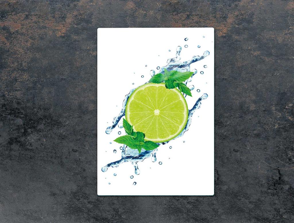 GLAS-SCHNEIDEBRETT 35x52 LIMETTE
