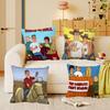 Anime King Cartoon Of The Hill Pillow Case Square Pillow Bedroom Sofa Leisure Comfort Cushion Car Home Decoration
