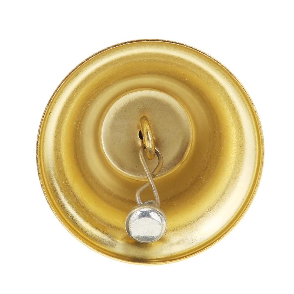 1-10Pcs Metal Christmas Hand Bell Toys for Children Xmas New Year Santa Claus Party Celebrate Rattle Tools Decor