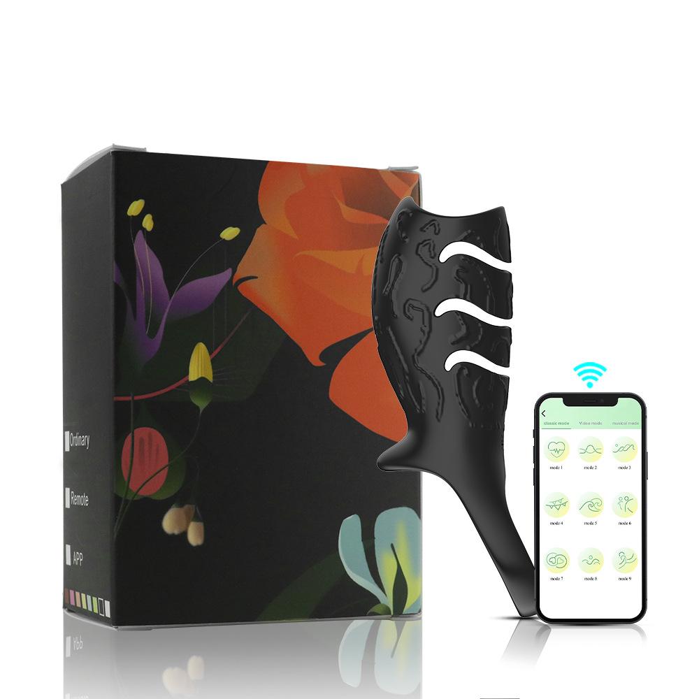 Penis Sleeve Vibrating Cock Ring with Clitoral G Spot Dual Stimulator APP Control Penis Ring Extender Adult Sex Toys for Men