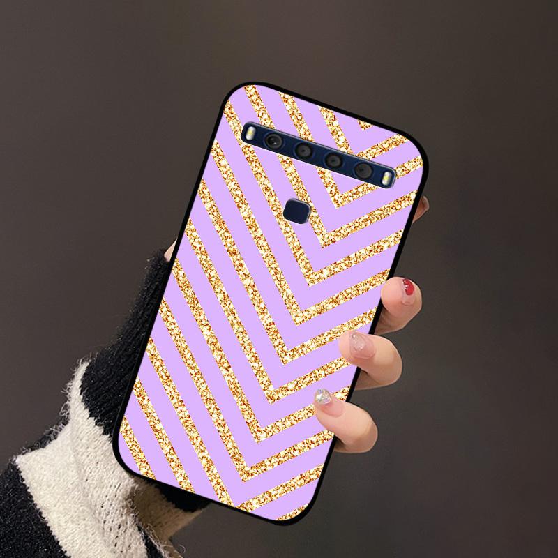 For TCL 10 Lite Case Silicon TPU Flower Landscape Phone Cases On for TCL 10L T770H T770B Portector Soft Cover 10Lite 4187U