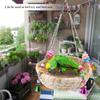 Safe Parrot Straw Durable Bird Toy Swing Nest Hanging On Birdcage