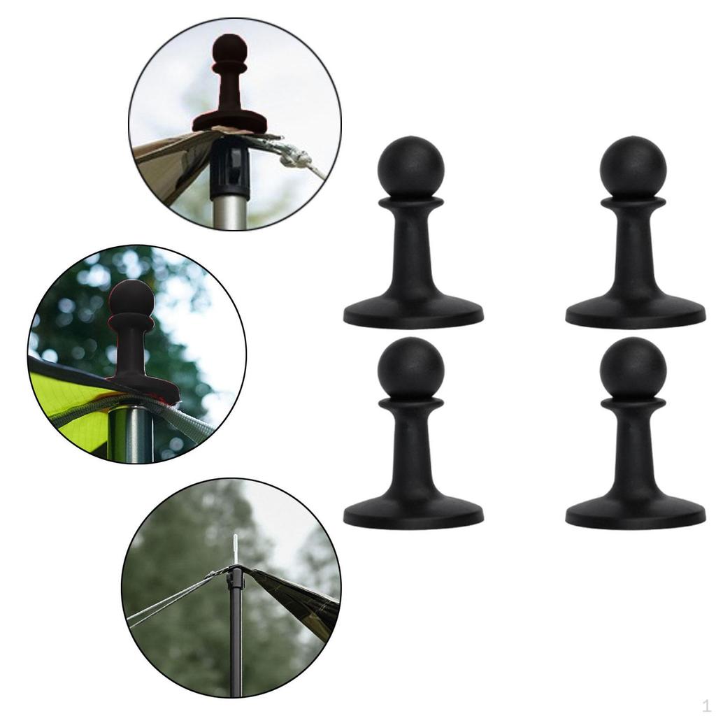 Cap Tarp Pole Tip Cover Protection for Travel Lovers