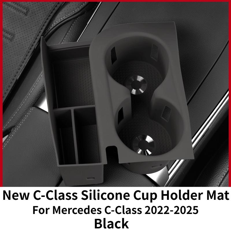 Mittelkonsolen-Becherhalter-Pad Für Mercedes E260L 24-25 Glc 23-25 C-Klasse 22-25 Anti-Rutsch Staubdicht Innenraum Auto Ersatzteile