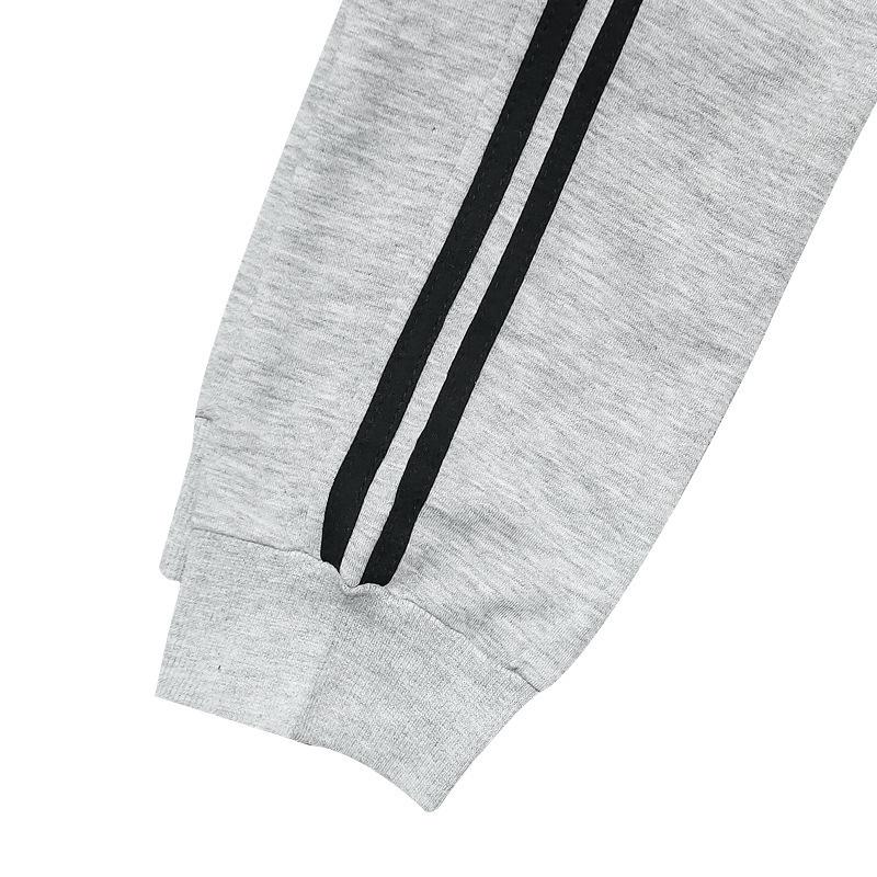 Men's Casual Pants 2 Stripes Sweatpants Casual Versatile Loose Drawstring Pants