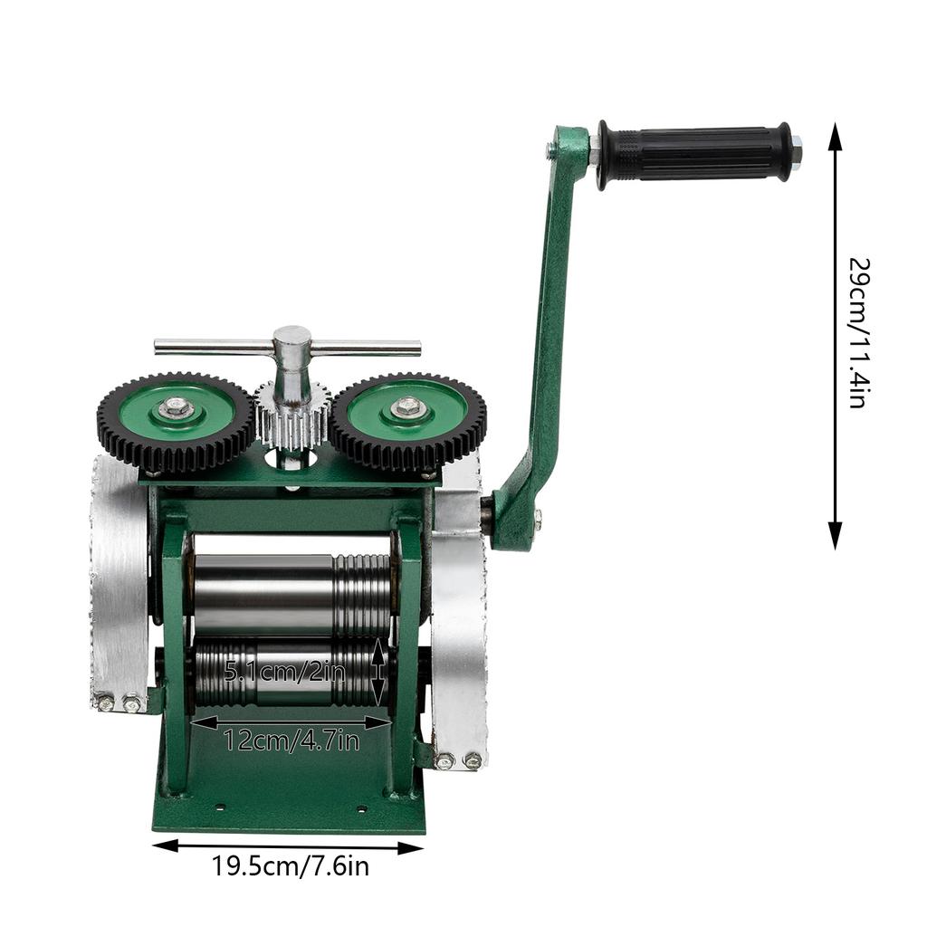 Станок для прокатки, Ручний стіл для виготовлення ювелірних виробів з ручним приводом, Прес-інструмент для таблетування ювелірних виробів 1:3 Пресувальні вальці для виготовлення ювелірних виробів