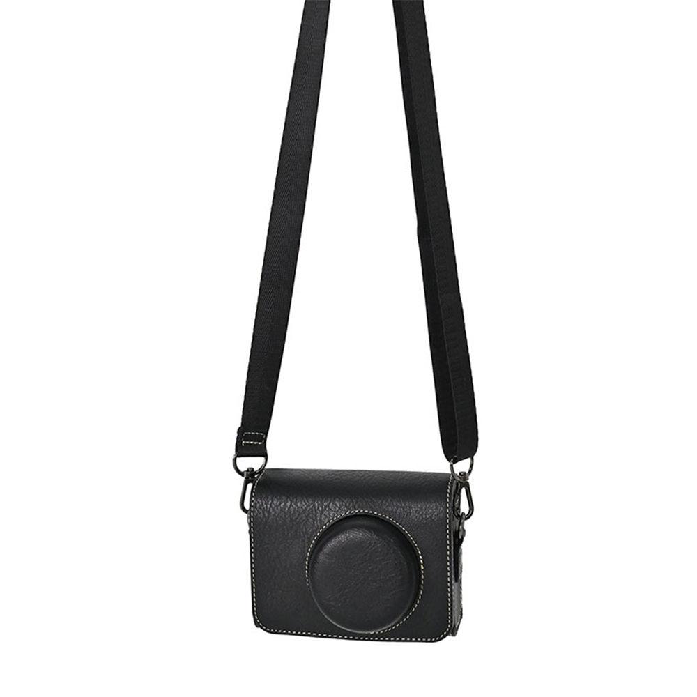 PU Läder Kameraväska för Canon SX740 HS SX730 G7X Mark II III G7X2 G7X3 Panasonic LX15 LX10 Sony ZV1II ZV1F