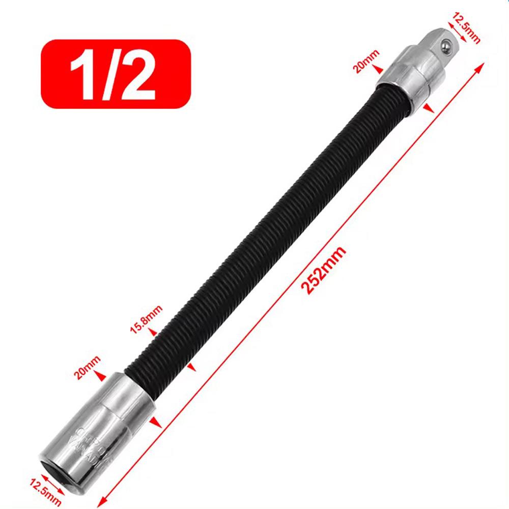 Drive Socket Extension Bar Adapter Connective Rod Flexible Shaft Conversion Head High Torque Ratchet Wrench Electronic Drill