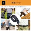 [Marino Avenue] Nylon Belt, Self-Defense Forces Style, for WorkClimbing, Men's, Infinitely Adjustable, 130cm, Large Size, Sports, Military, Travel,
