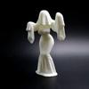 Creative 3d Printing Horror Ghost Girl Statue White Dress Ghost Styling Halloween Party Home Office Desktop Decoration Ornaments