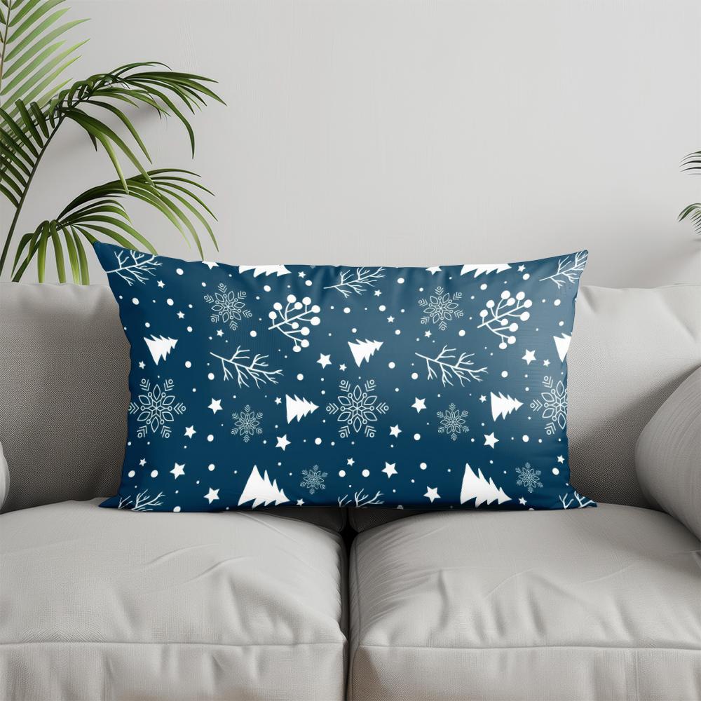 Home Decor Fun Red Polka Dot Throw Pillow Suitable For Sofa Bedroom Car Pillow Cover Cushion Rectangular Back Cushion