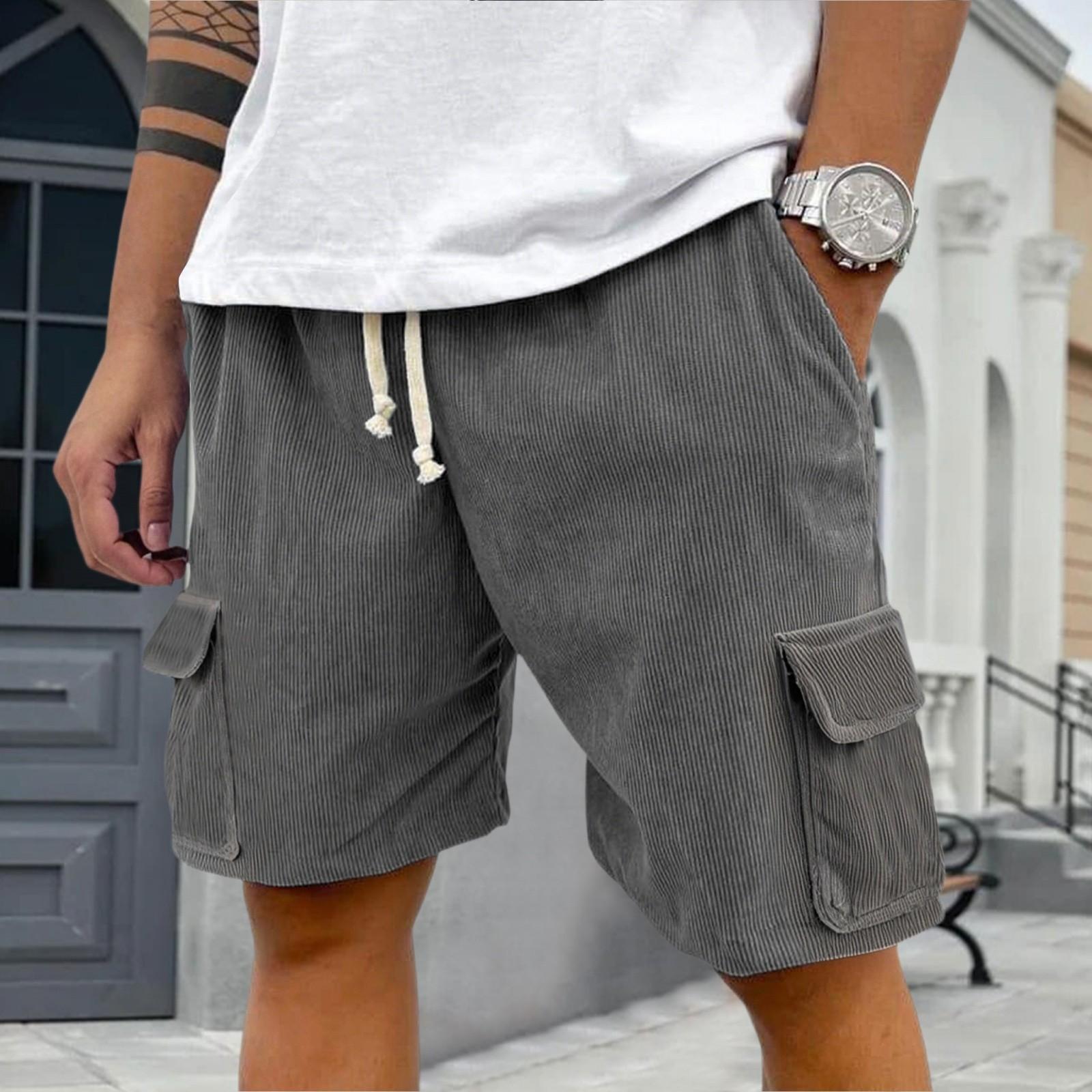 

Мужские шорты-карго камуфляжной расцветки рипстоп - Многокарманные, износостойкие, дышащие - Для пеших походов, кемпинга, строительства XXXL