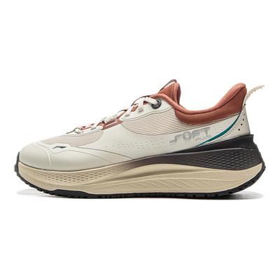 Li Ning Soft Plus Mode Vielseitig Leicht Rutschfest Dicke Sohle Höhenerhöhend Stoßdämpfend Langlebig Low-Top Freizeitschuhe AGLU087-5