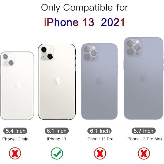 BAISRKE Compatible with iPhone 13 Case,Clear Case with Marble,for Girly Women,Shockproof Marble Pattern Hard Back Cover for iPhone 13 Case 6.1 inch